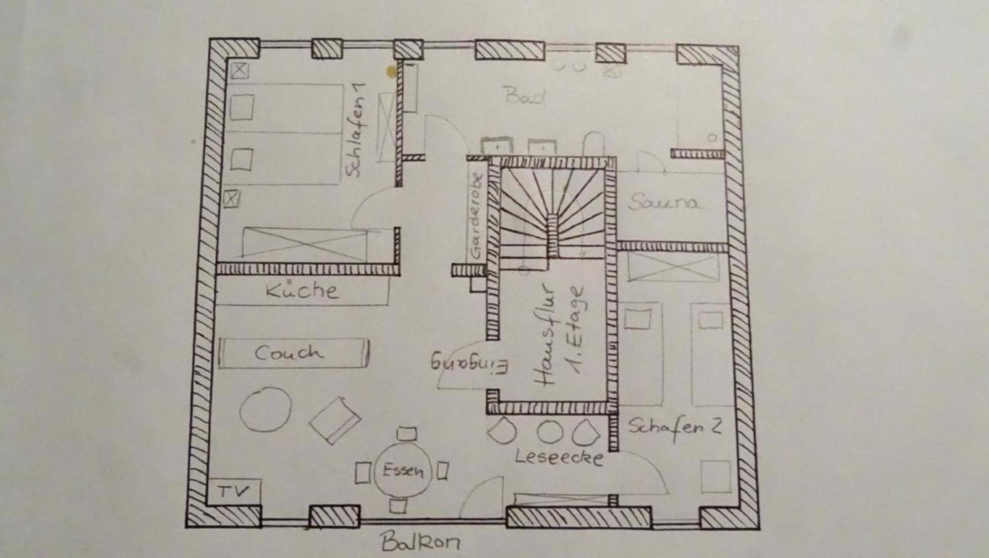 Ferienwohnung Wuennowblick Mit Sauna Röbel Esterno foto